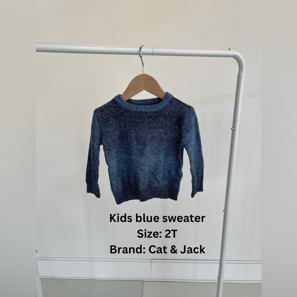 Kids blue sweater